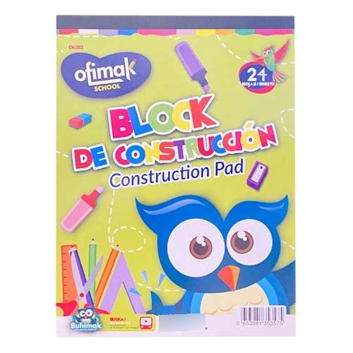 Block De Construcion 24 Hojas - Pack2