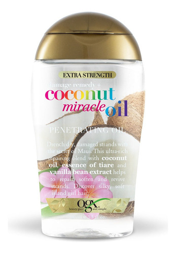 Tratamiento Capilar Ogx Coconut Miracle Oil 100ml