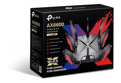Roteador Wi-fi 6 Gamer Tri Band Ax6600 Archer Gx90 Tp-link Menor preço em Roteador Wi-fi 6 Gamer Tri Band Ax6600 Archer Gx90 Tp-link