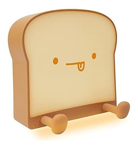 Toast Kids Night Light, Cute Bread Led Lámpara De Noche Para