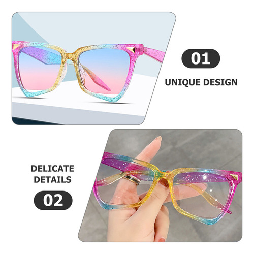 Gafas De Sol Con Ojos De Gato Arcoíris, Divertidas E Irregul