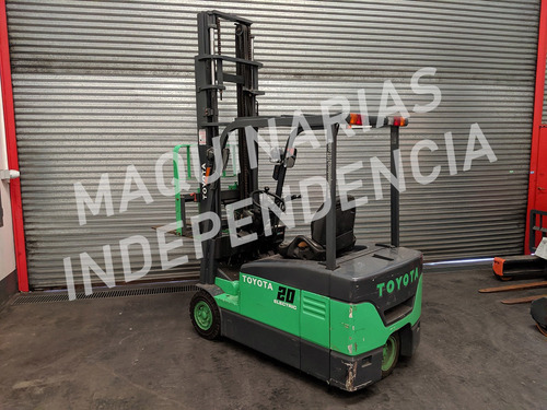 Imagen 10 de 11 de Autoelevador Eléctrico Toyota 2000 Kg Triciclo C/ Despl