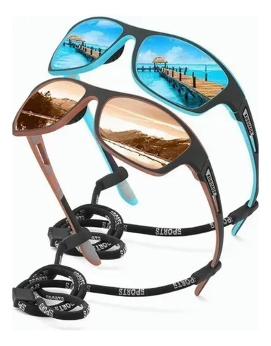 2 Gafas De Sol Polarizadas For Hombres Pesca Viajes Con