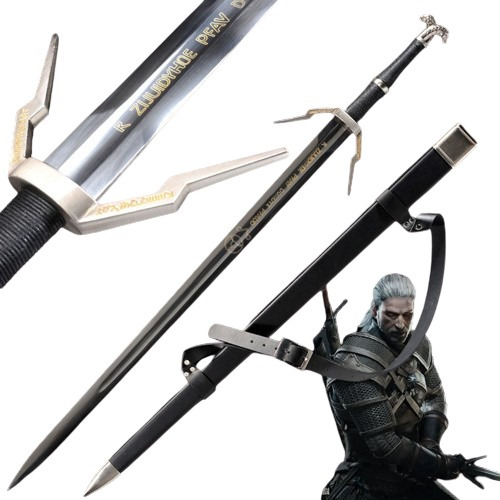 Espada De Plata Geralt De Rivia The Witcher 3 Con Vaina