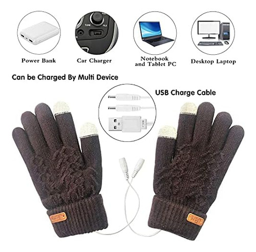Guantes Con Calefacción Usb Para Mujer Y Hombre, Para Pantal