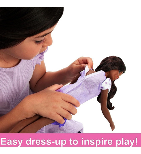 Barbie Mi Primera Barbie Muñeca Cabello Negro Con Puddle