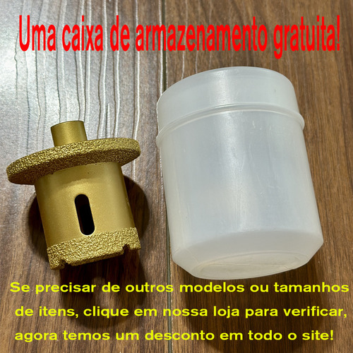 Brocas Chanfro De Diamante M14 Com Diâmetro 40-60mm, Fresag