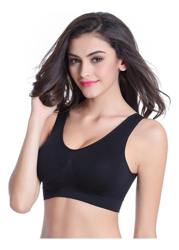 Sujetador Deportivo Push Up Bralette Sostén Deportivo 3 Pie