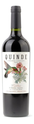 Vino Quinde Malbec Orgánico Caja De 6 Unidades