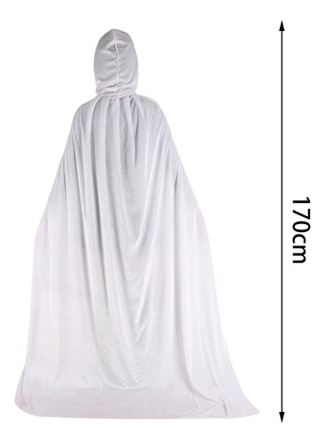 De Capa Con Capucha De Terciopelo De Halloween Durable Para