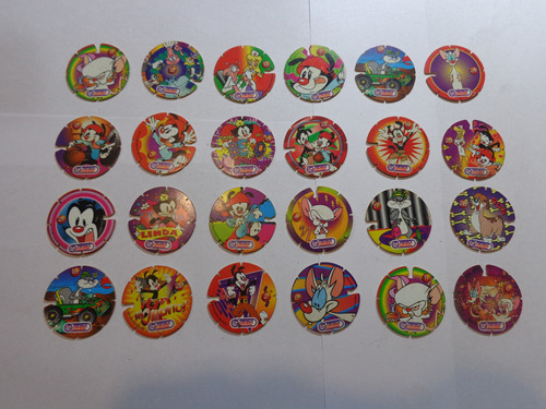 Tazos Pepsico Animaniacs Lote De 24 ( Cv )