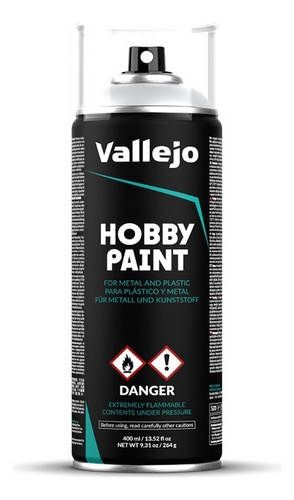 Vallejo Hobby Paint 400ml Pintura Acrilica Color Gris 28.011