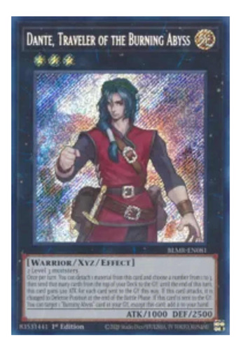 Yugioh! Dante, Traveler Of The Burning Abyss