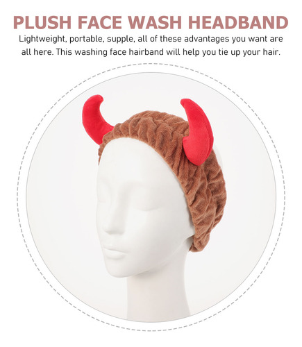 Diadema De Maquillaje Con Forma De Cuerno Para Mujer, Para L