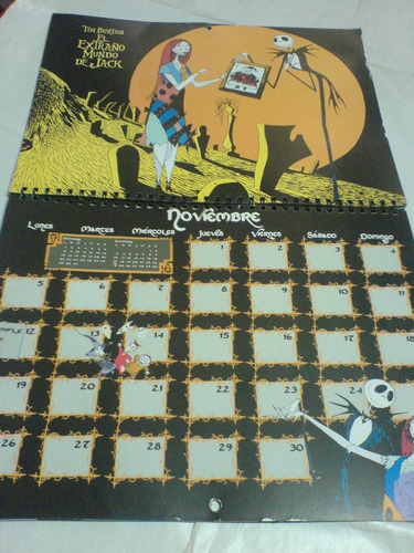 El Extraño Mundo De Jack-calendario Año 2007- Con Stickers