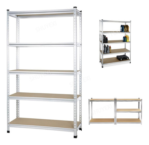 Estante Metalico Rack Anaquel Organizador Hogar 5 Niveles