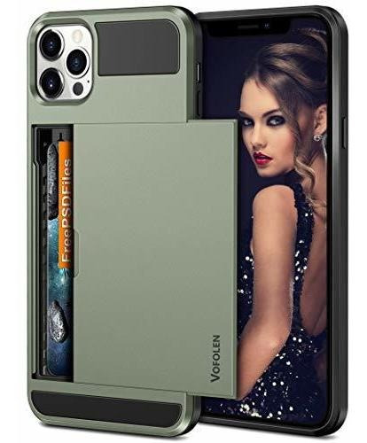 Vofolen Compatible Con iPhone 12 Pro Case Wallet 5g G81cf