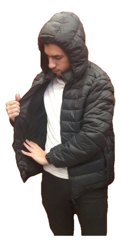 Campera Importada Canelon Con Piel Corderito Adentro Abrigo