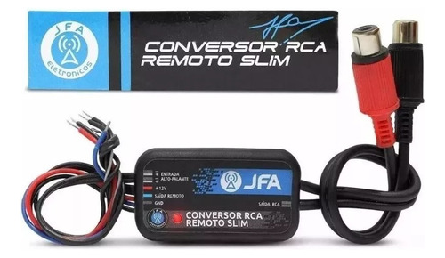 Conversor De Sinal Rca Jfa Remoto Slim - 2 Canais - C/ Remote