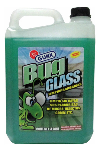 Bug Glass Limpiador Liquido De Parabrisas Gunk Con 3.78 L