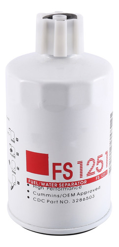 Para Filtro De Combustible/separador De Agua Fs1251 Fleetgua