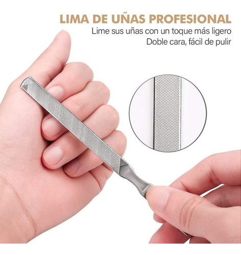 Juego De Tijeras De Uñas Profesionales Para Pedicura, 7 Piez