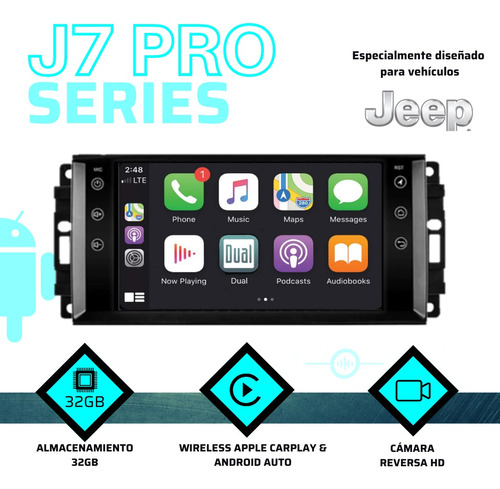 Reproductor Pantalla Android Jeep Grand Cherokee Carplay