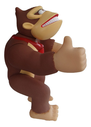 Boneco Donkey Kong Super Mario Bros Grande Kart 64 Coleção