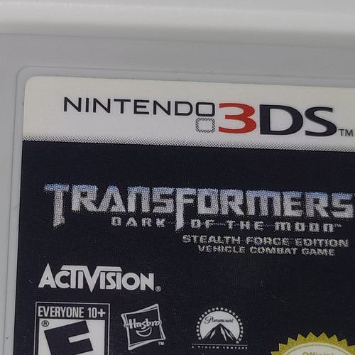 Transformers Dark Of The Moon 3ds - Longaniza Games (Usado)