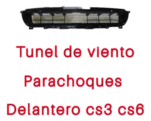 Tunel Viento Parachoques Del Mitsubishi Cs3 Cs6  05 Al 2011