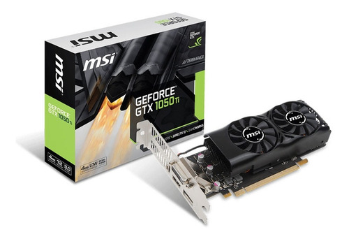 Placa De Video Geforce Gtx 1050 Ti 4gt Lp Msi