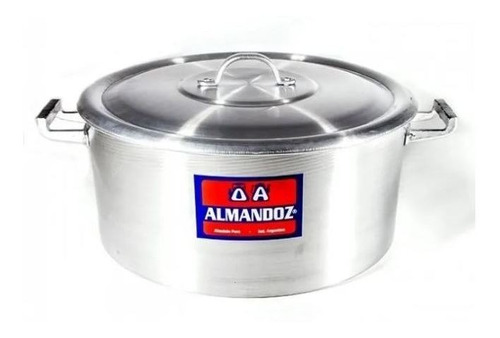 Cacerola Almandoz Aluminio Reforzado N° 40 25 Lts -la Plata-