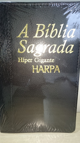 Bíblia Sagrada Com Harpa Letra Hiper Gigante Plus Índice Rc