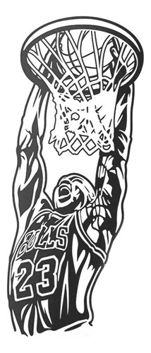 Vinilo Para Pared Basquet Michael Jordan