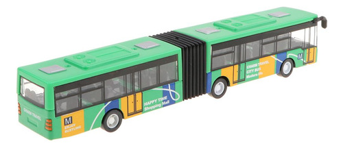 Autobús Eléctrico Pull Back Green