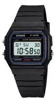 Comprar Reloj Casio F-91w Cronometro Alarma Calendario Color Negro