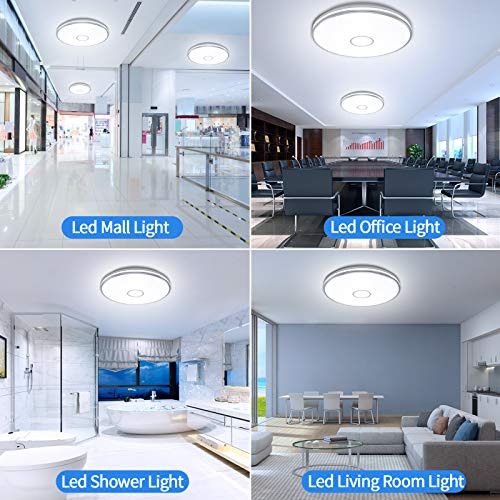 Lampara De Techo Led Empotrada, Airand 5000k Luces De Techo