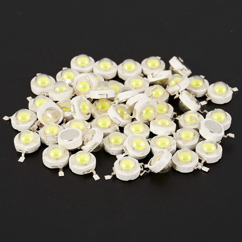 Lámpara Led Blanca Fría De Alta Potencia Con Diodo De 1 W, 1