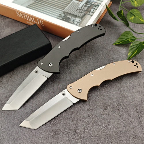 Cuchillo Plegable De Bolsillo Para Exteriores, Herramienta D