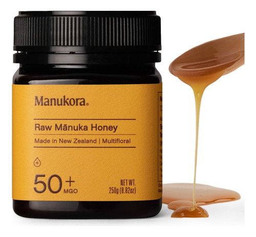 Manukora Manuka Miel Cruda Multifloral Mgo 50+ 250gr