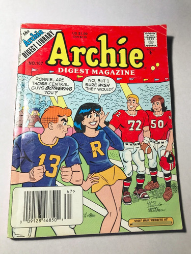 Archie  - Digest Magazine # 167 En Ingles - Noviembre 1999