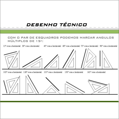 Esquadro Acrilico 45 Graus º Desenho Técnico 12 Cm -fenix