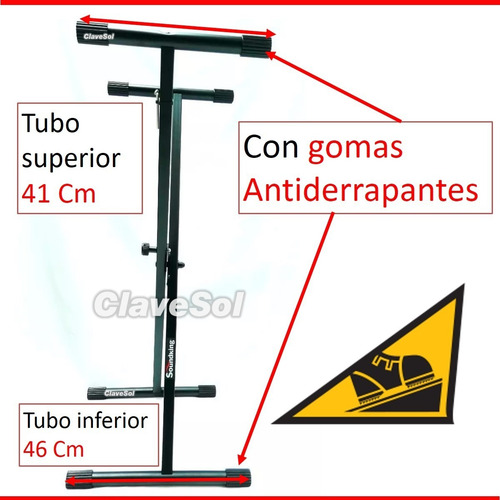 Imagen 4 de 10 de Atril Base Para Teclado Musical Mc