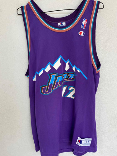 Jersey Champion Jazz Utah Jhon Stockton Talla 44