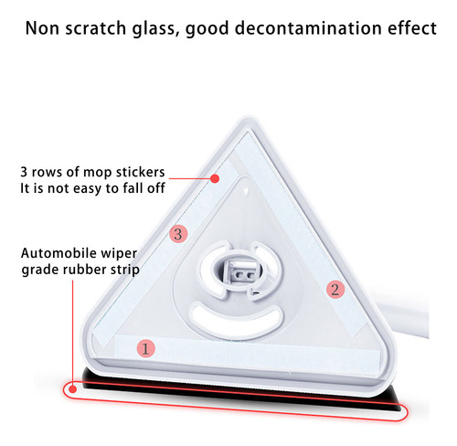 Y 25 Cm Mop Multi Function Wipe Wall, Ceiling, Ceiling 8501