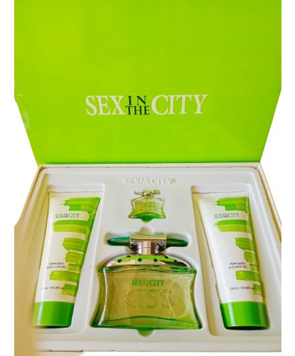 Sex In The City Kiss Green Edp 100ml Estuche De Regalo