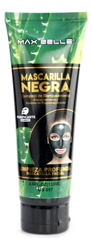 Mascarilla facial para piel mixta Max Belle Mascarilla Black Mask y 130mL