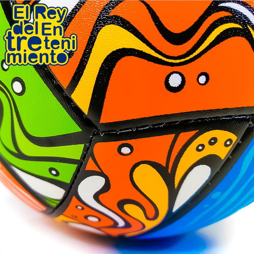 Imagen 3 de 4 de Pelota De Volleyball Wilson Graffiti Playa Original - El Rey