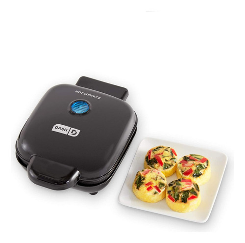 Dash - Cocinadora De Huevos Deluxe Bite Maker Negro