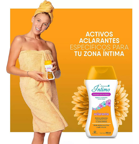 Shampoo Íntimo Aclarante 200ml Lomecan